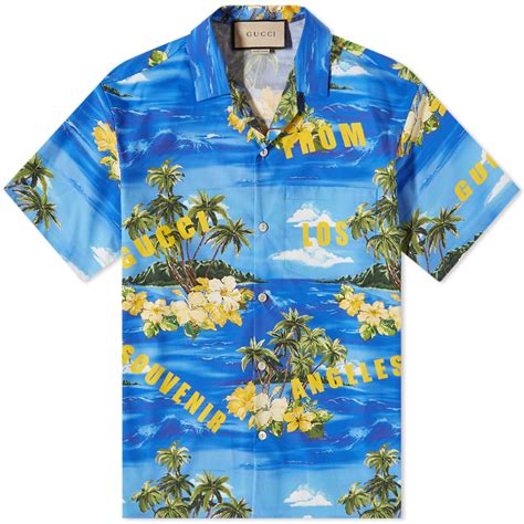 ginacarlo gucci vintage hawaiian shirts|Gucci Hawaii Shirt .